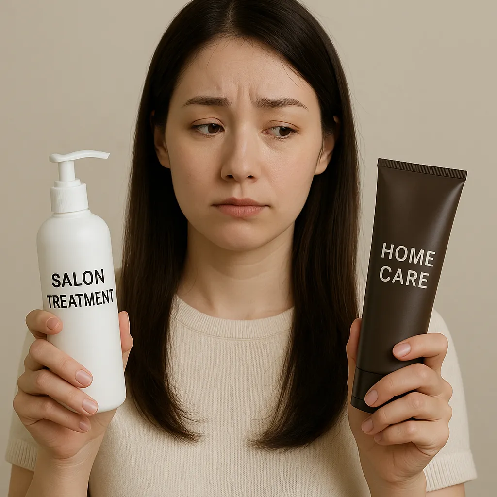 【完全解説】ヘアトリートメントのメリットデメリット｜美容室と自宅ケアの使い分け方法